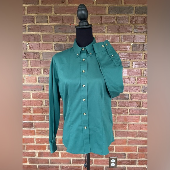 Green Lee button down - Picture 2 of 2
